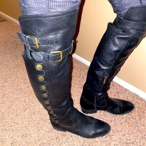 Sam Edelman Tall over knee black boots